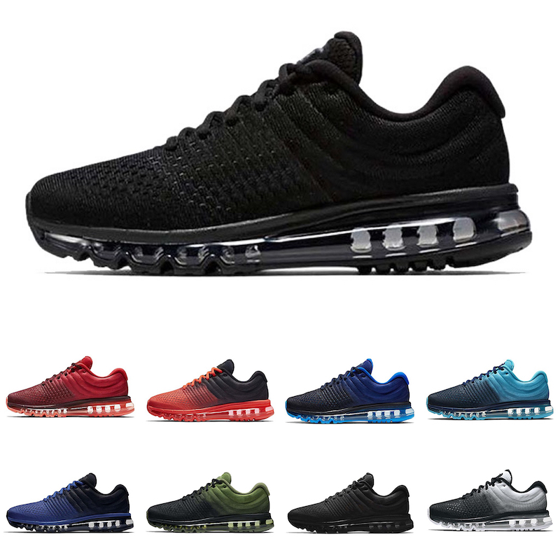 

2017 Mens Running Shoes For Women Run Sneakers New Ourdoor Athletic Shoe 2017 Black Anthracite High Quality running Shoes EUR Size 36-45
