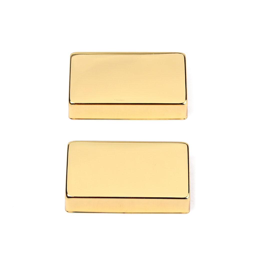 

2Pcs Gold Copper Humbucker Pickup Cover Guitar Parts -NO HOLE