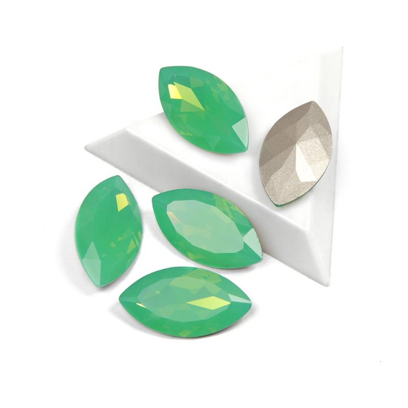 

YANRUO 4227 Best Quality Jewelry Beads Pacific Opal Color Navette Shape Shing Rhinestone 3D Glass For Nail Art Decorations Gems