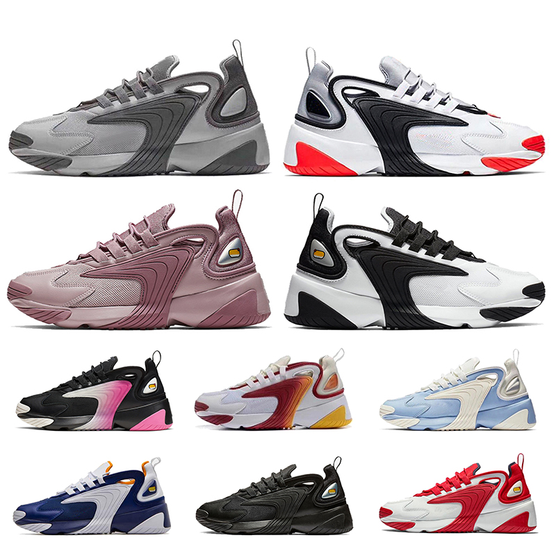 

Hot Selling 2021 ZOOM 2K M2K Tekno Running Shoes for men women Barely Rose Triple s Black White Game Royal Racer Blue Tennis Sneakers, A1 barely rose 36-40