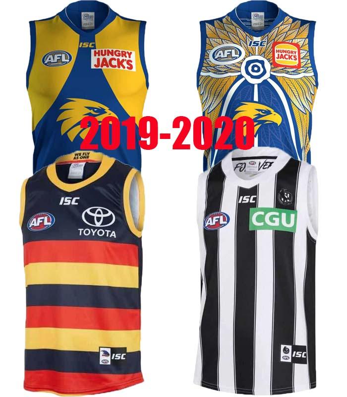 

2019 West Coast Eagles Guernsey Adelaide Crows Collingwood Magpies home Eddie Betts 300th sleeveless best quality AFL jersey, Black