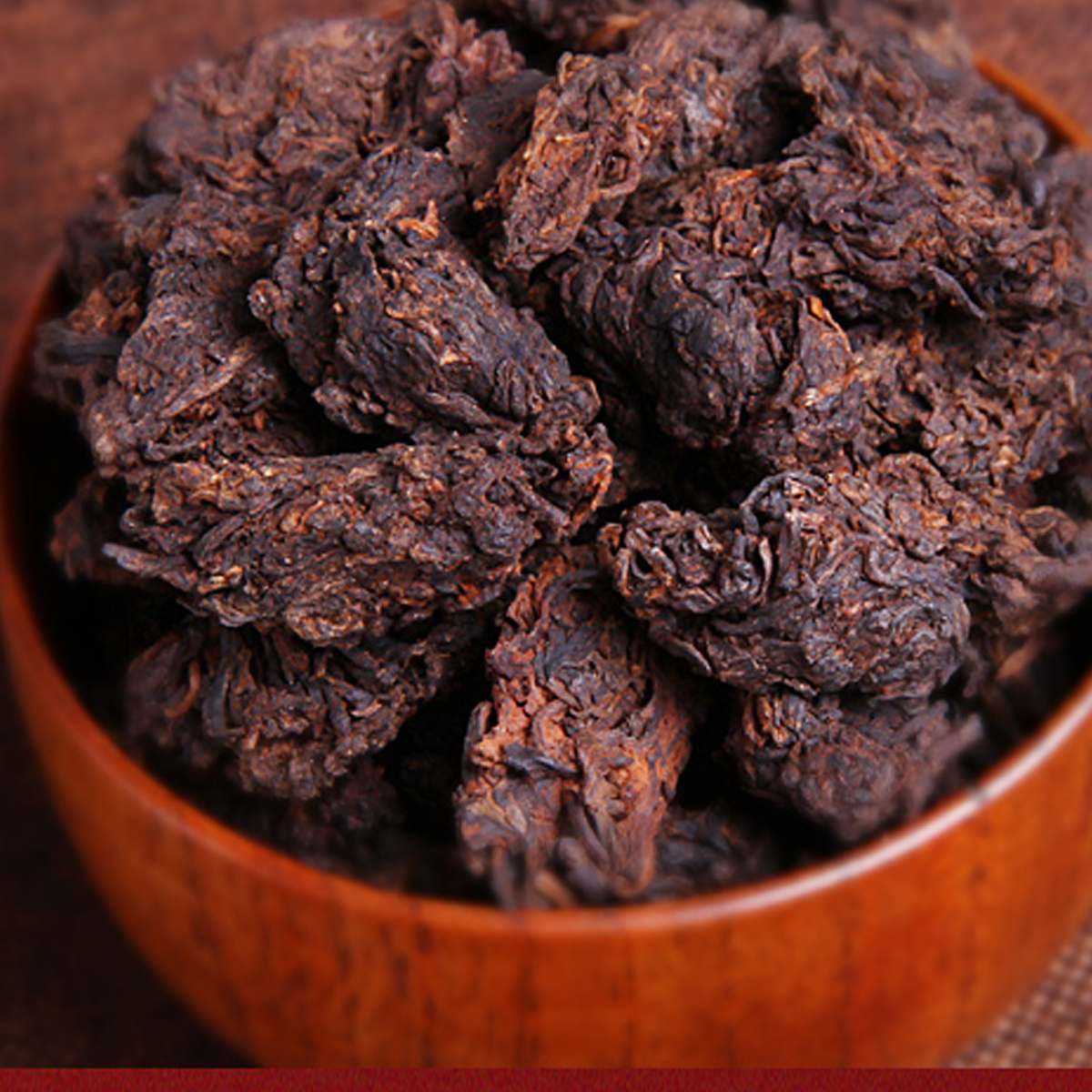 

Preferred 500g Ripe Puer Tea Block Yunnan Old Puer Tea Head Organic Natural Pu'er Old Tree Cooked Pu er Black Puerh Tea Block