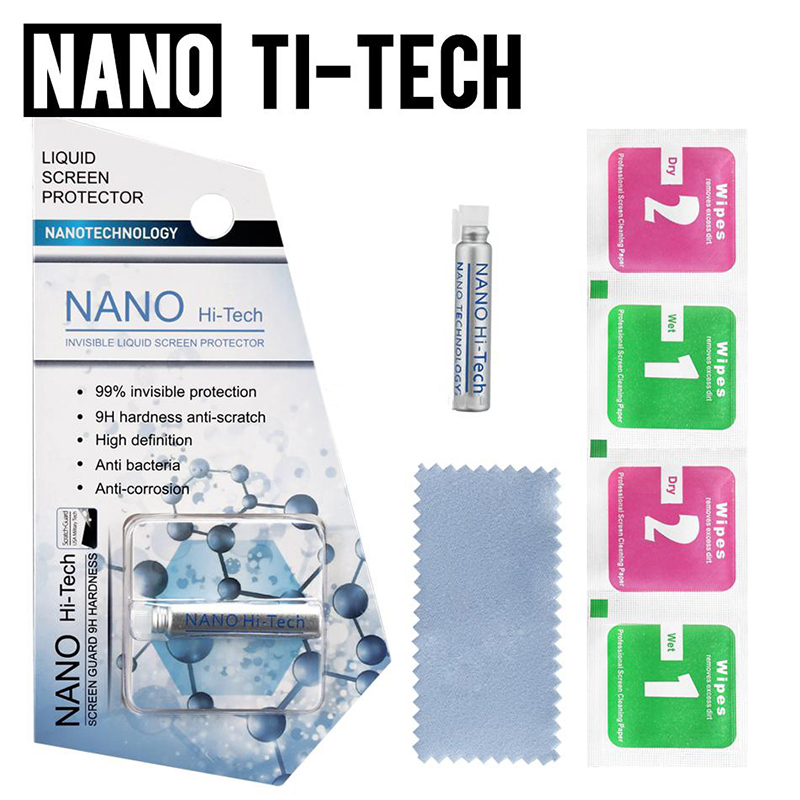 

Screen Protector Nano Technology 1ML Liquid 3D Curved Edge Anti Scratch Tempered Glass Film For iPhone X 7 8 Plus Samsung S8 Plus