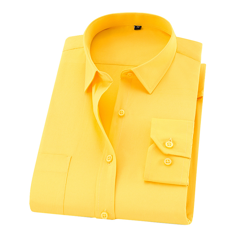 camisas de hombre amarillas