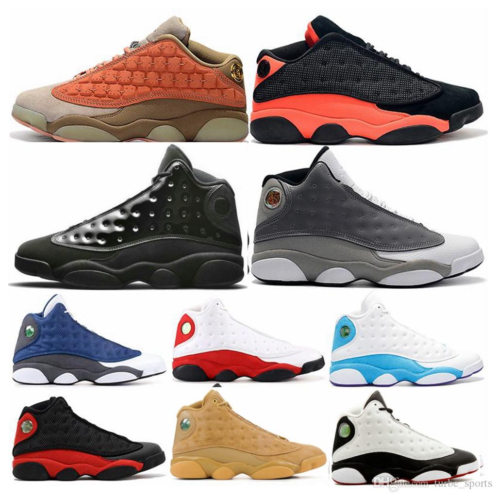 

13s 13 Mens Basketball Shoes low Cap And Gown Phantom Chicago Atmosphere Grey Triple Black Flint Bred Wheat DMP sports women sneakers, #14