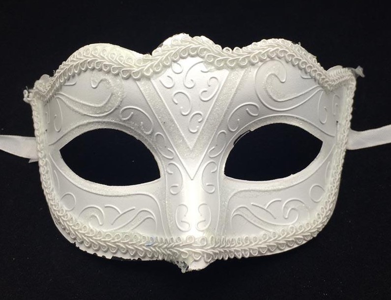 

2019 NEW Masks Venetian Masquerade Party Mask Christmas Gift Mardi Gras Man Costume Half Face Sexy Woman dance Mask Halloween White black