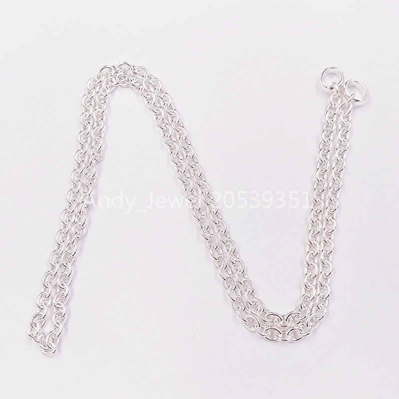 

Authentic 925 Sterling Silver necklace Hold Choker In Silver Fits European bear bear Jewelry Style Gift 812342580