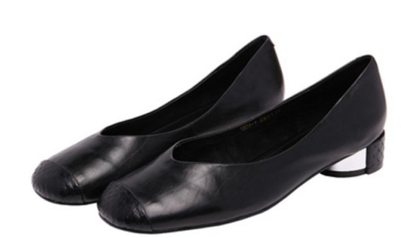 

2019 Women's shoes in Spring and Autumn with New style Low heel Square head #2813, Black