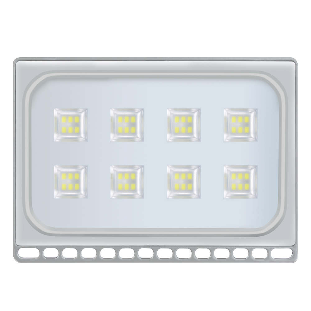 

50W LED Flood Light Sensor Waterproof IP65 Outdoor Light 110-120V Cool White Led Projector lamp Home Garden Sub Outside Balcony Lamp Free