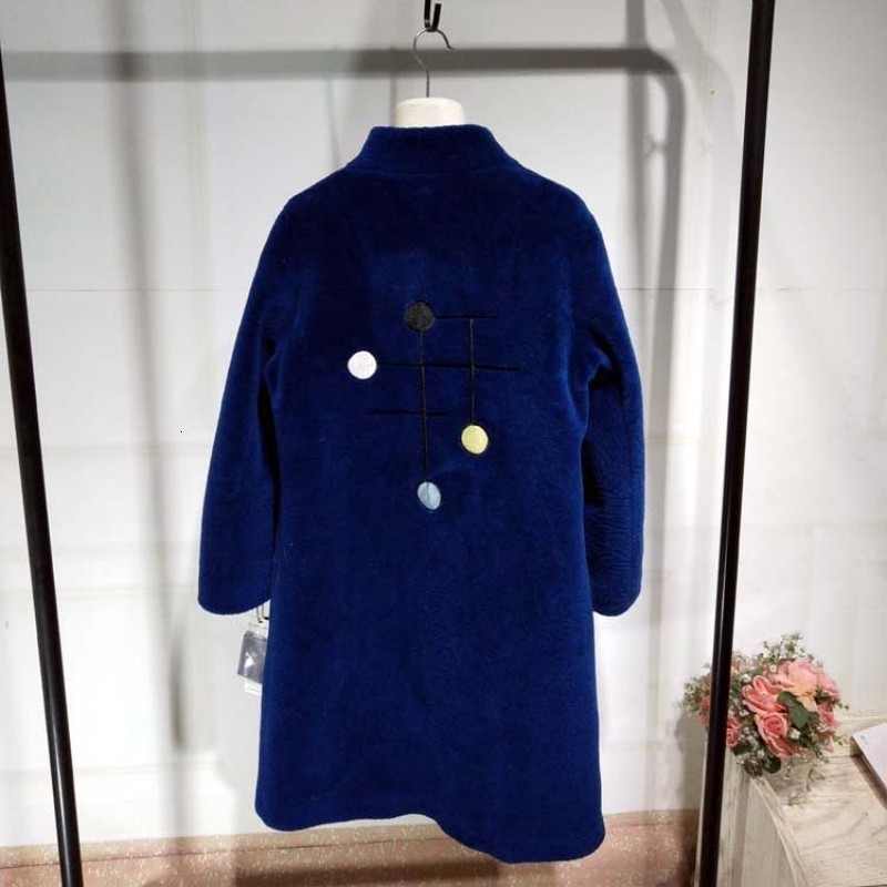 

Brand brand natural wool coat women's coat 2020 relax women's real wool shearling long winter hot leisure, Red