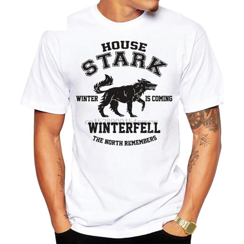 GAME OF MEN NERD T SHIRT WITH WINTER IS COMING SHORT SLEEVE SERIES THRONES TEE