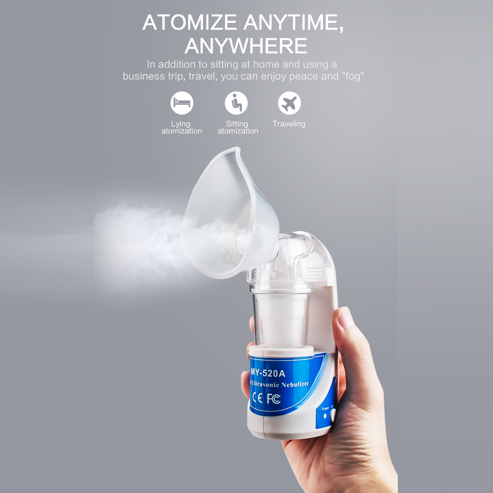 

lEYIKAN Portable Mesh Nebulizer Steam Device Ultrasonic Children Adult Rechargeable Automizer Medical Equipment MY520A Mesh Nebulizer