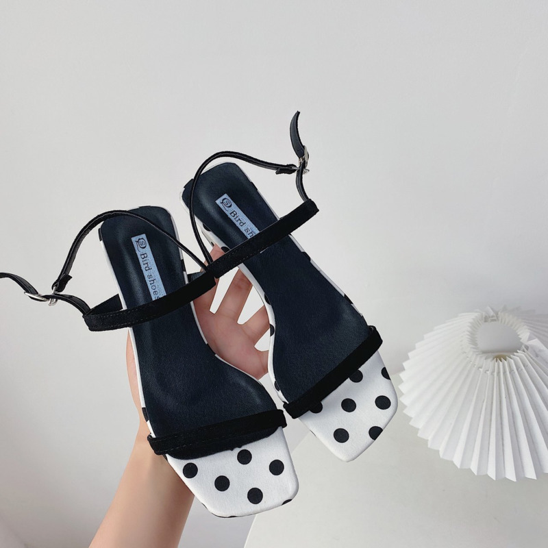 

2020 Summer Women Gladiator Sandals Buckle Strap Open Toe Square Heel Shoes Woman Fashion Office Dress Sexy Sandal New, White