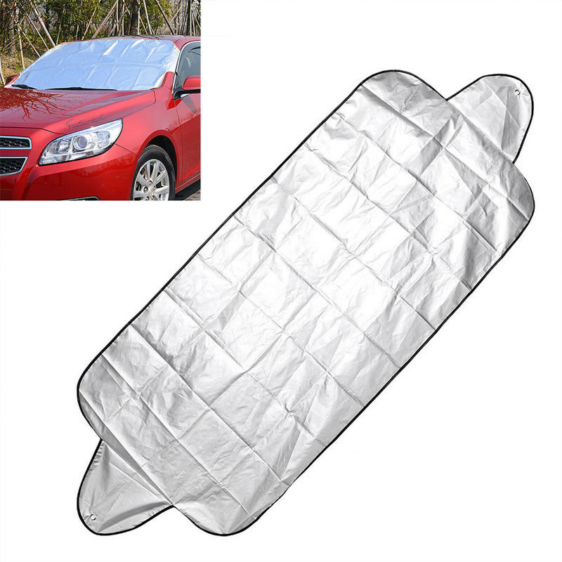 Protection Ext/érieur voiture neige Bloqu/é voiture Couvre neige glace Protecteur pare-soleil avant Pare-brise arri/ère Couverture Bloc Shields couverture pare-brise