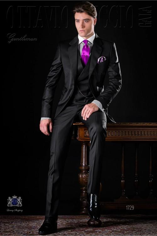 

Classic Notch Lapel Wedding Tuxedos Slim Fit Suits For Men Groomsmen Suit Three Pieces Cheap Prom Formal Suits (Jacket+Pants+Vest+Tie) 521, Same as image