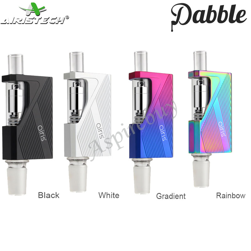 

Airistech Dabble 900mAh Battery Glass Bong Competiable Quartz Coil Auto Heating & Maual Heating Variable Voltage Airis Dabble 100% Original