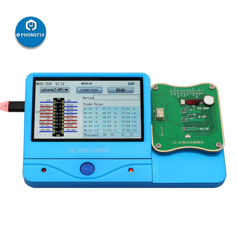 

JC FPT-1 Fingerprint Testing Module automatical fault detection for 5S -8p Fingerprint Serial Number Reading And Write
