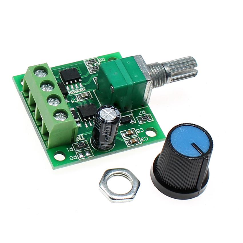 PWM Speed Regulation Ultra Low Voltage DC Motor Governor Switch 1.8V 3V 5V 6V 12V 2A 1803BK Self-recovery Fuse Input DC1.8-15V-image-529629441