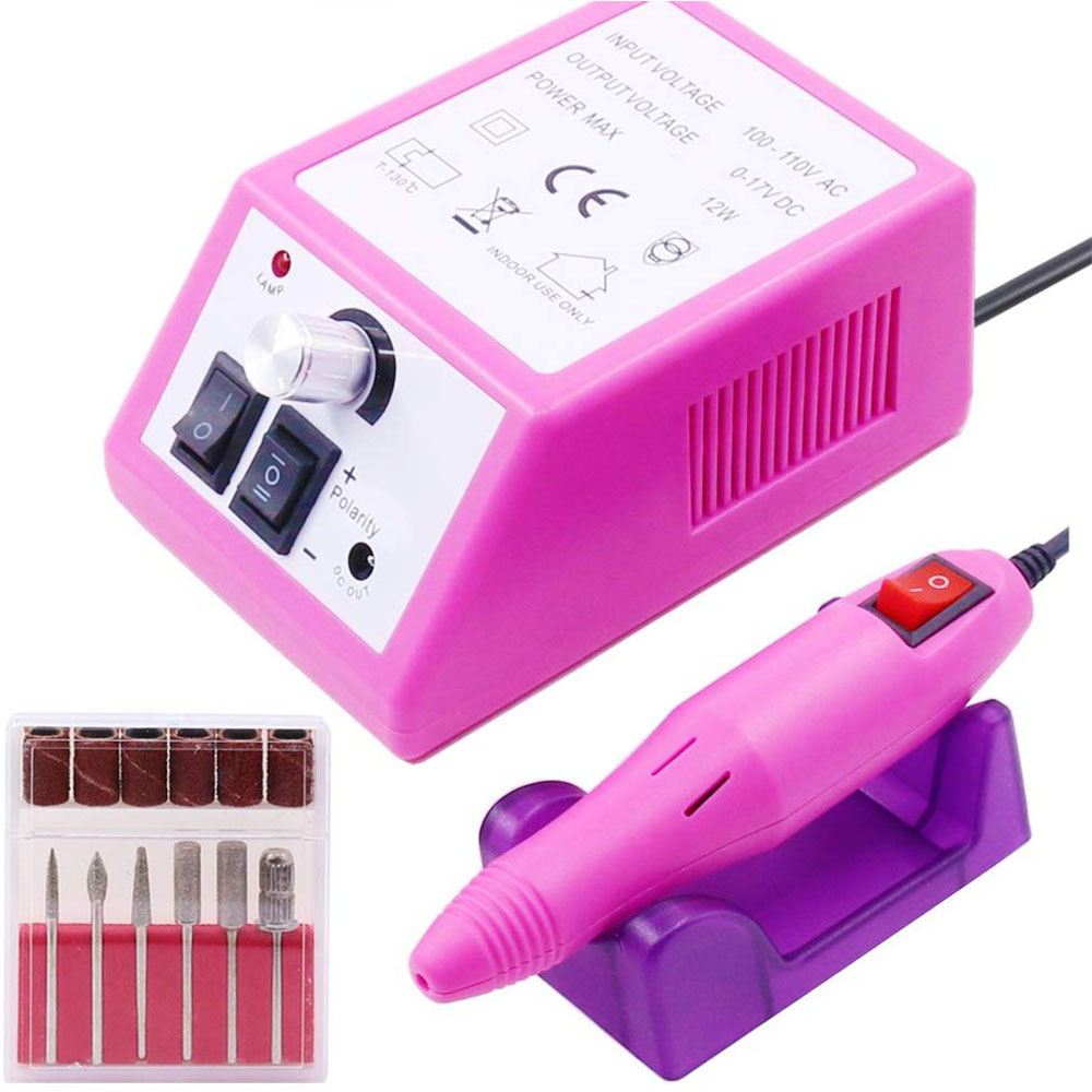 35W Nail Drill Kit 20000RMP Electric Low Noise High Quality Acrylic Electric Remove UV Gel Polishing Machine-image-631743760