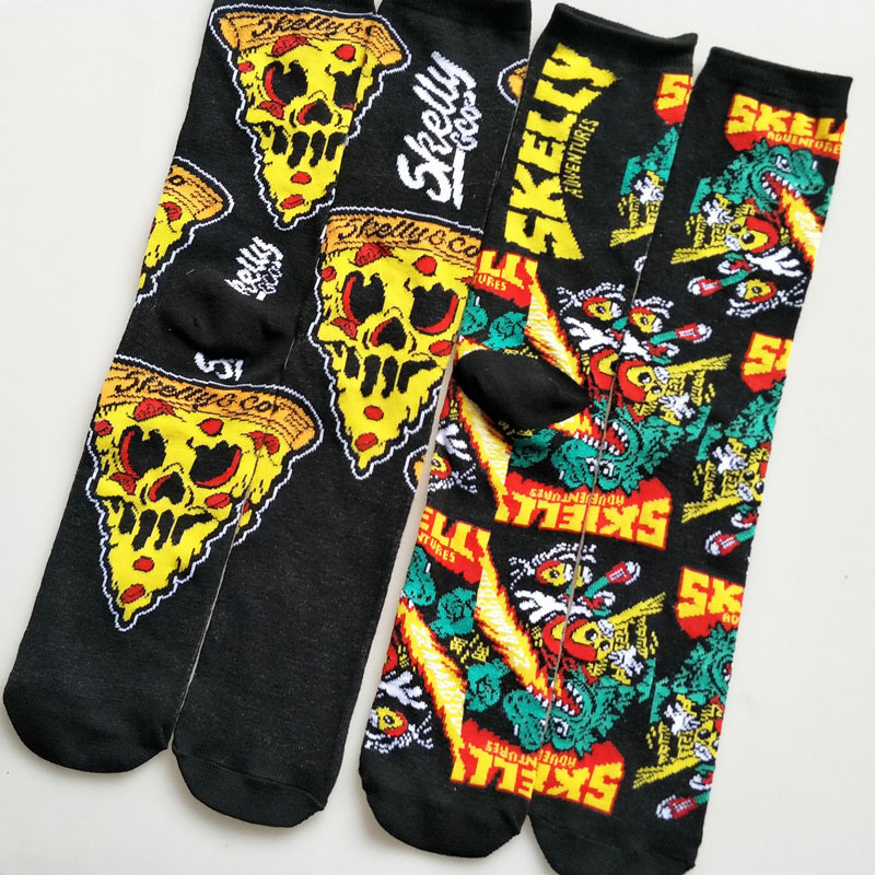 

cartoon Skelly Selest sock Socks anime Knee-High Warm Stitching pattern Antiskid Invisible Casual Autumn spring winter Cotton, Sss-1