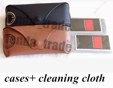 

Black Brown New Leather Case Black & Brown with cleaning Cloth Factory Price HoT sale Top quality