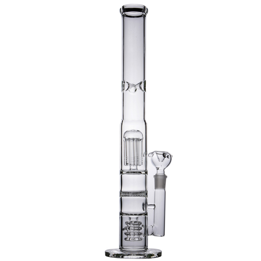 

Glass Water Pipes Gravity Bong Heady Dab Rigs Stereo Matrix perc 18mm joint Water Bongs Hookahs Smoke Pipe Tobacco 17.7''