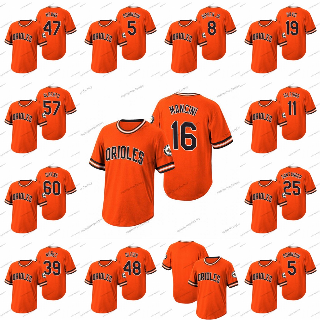 

16 Trey Mancini Wild Pitch Jersey Chris Davis Cal Ripken Jr. Mychal Givens Renato Nunez Richard Bleier Robinson, 57 hanser alberto