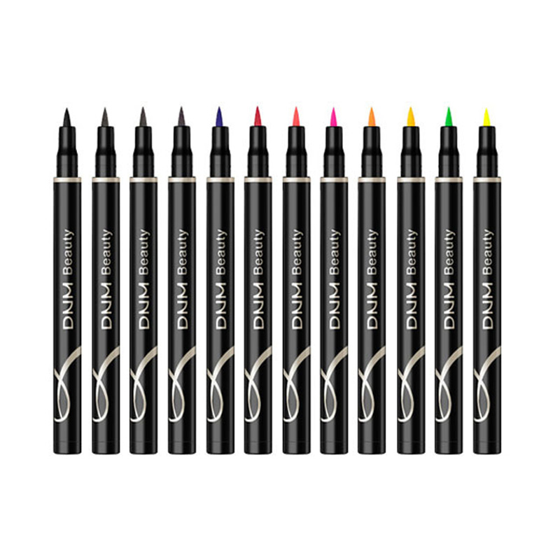 

Beauty 12 Colors Eyeliner Pen Long-lasting Waterproof Makeup Liquid Eyeliner ZE, 11