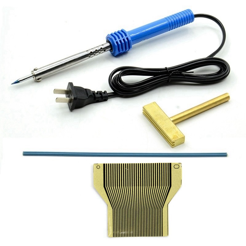 

ACT For VW Fox Dashboard Pixel Repair VW Fox Instrument Cluster Flat LCD Connector Ribbon Cable Soldering Iron Tool Full Set Free Shipping