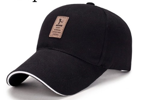 

Men Fashion New Baseball Cap Hats For Men Women Brand Snapback MaLe Cotton Embroidery Bone Gorras Letter Summer Dad Hat Caps, Black
