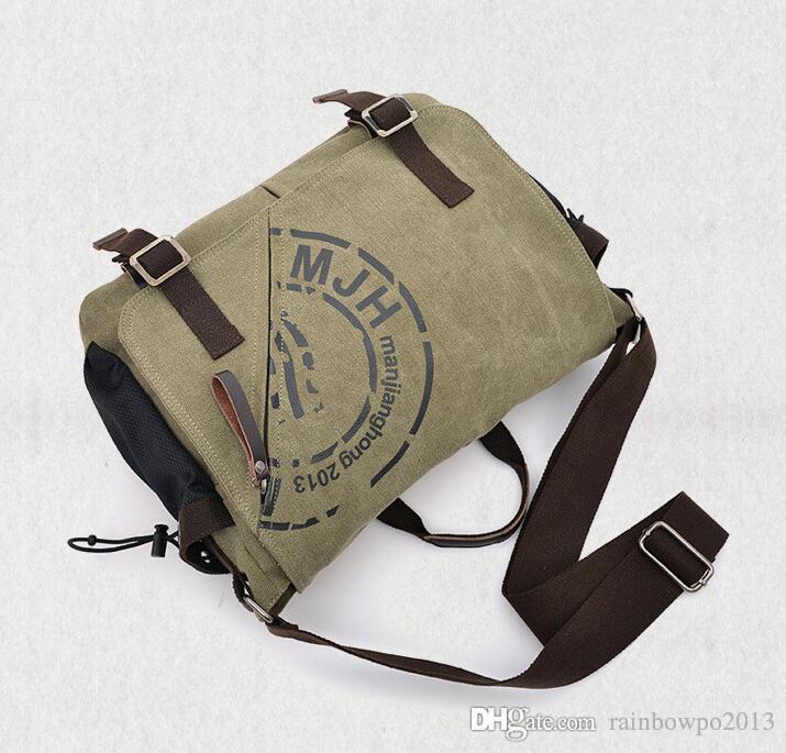 

Wholesale brand men handbag high quality wear-resistant canva shoulder bag outdoor leisure belts decorated men Messenger bag fashion printed