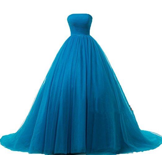 

2019 New Blue Ball Gown Quinceanera Dresses Beaded Floor-Length Celebrity Formal Party Gown Vestidos De 15 Anos QC1289, Same as picture