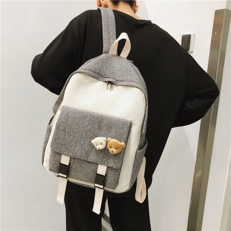 cotton college bags