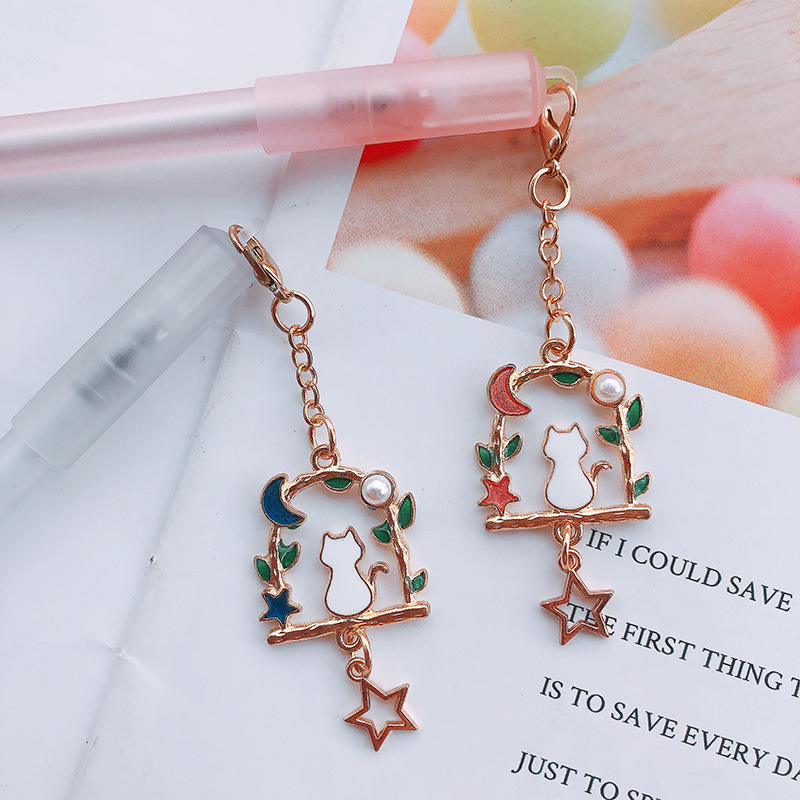 

Swing Chair And Cat Pendant Gel Pen For Sweet Girl Fashion Stationery Gift For Children School Supply Random Color