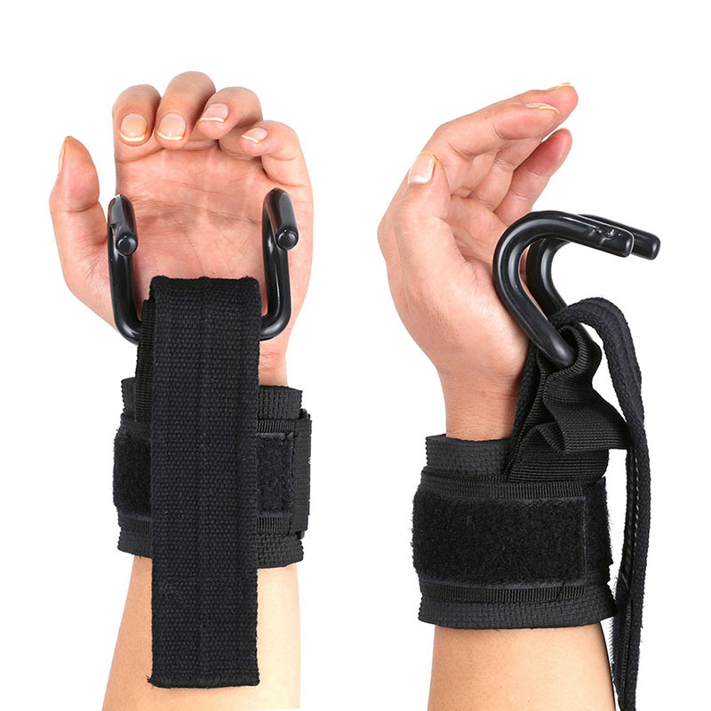 Rad 1/ par Heavy Duty Bar Rod ganchos para levantamiento de peso gimnasio Entrenamiento apoyo guantes de entrenamiento