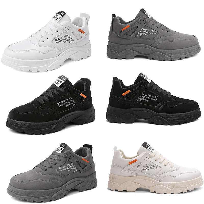 

style sport women outdoor shoes triple white black grey villus comfortable trainers designer sneakers size 35-40, A1