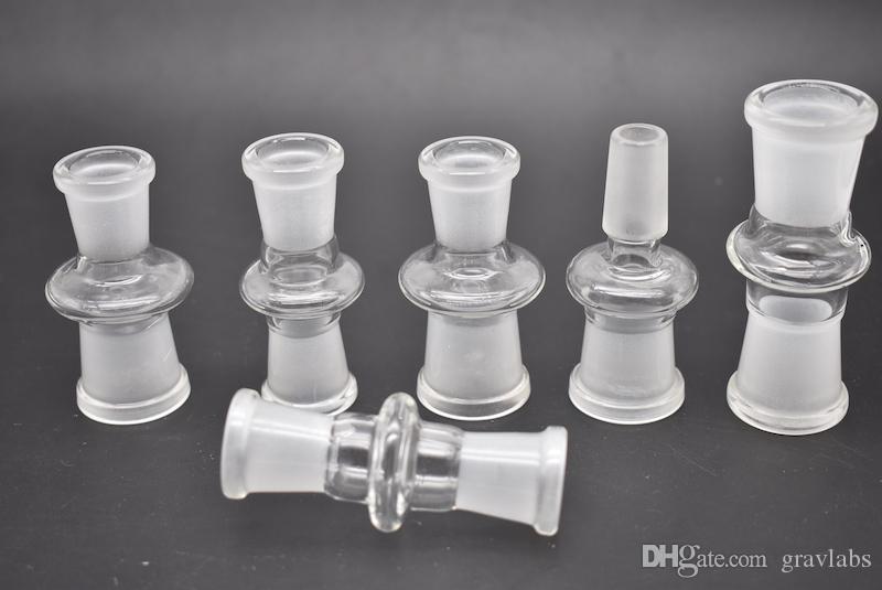 

18mm 14mm with male female glass drop down adapter wholesale dropdown adapters for water tobacco bongs pipe