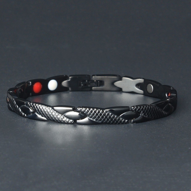 

Twisted Healthy Magnetic Bracelet For Women Power Therapy Magnets Magnetite Bracelets Bangles Men Health Care Jewelry Stainless
