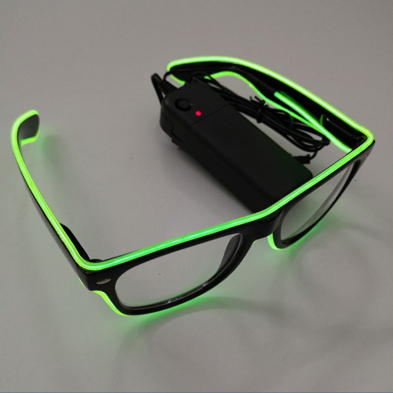 Led Party Glowing Glasses EL Wire Fluorescent Flashing LED Light EL