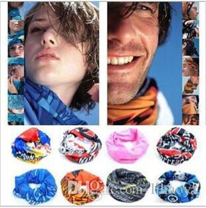 

hot sale Scarf Outdoor 205 colors Promotion Multifunctional Cycling Seamless Bandana Magic Scarves Women Men Hot Hair band Scarf M026