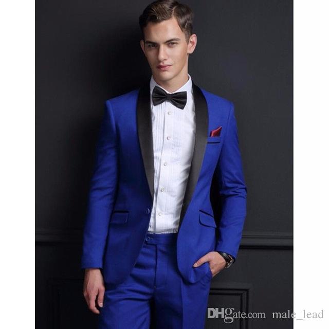 

Handsome Groomsmen Shawl Lapel Groom Tuxedos Mens Wedding Dress Man Jacket Blazer Prom Dinner 2 Piece Suit(Jacket+Pants+Tie) 319, Same as image