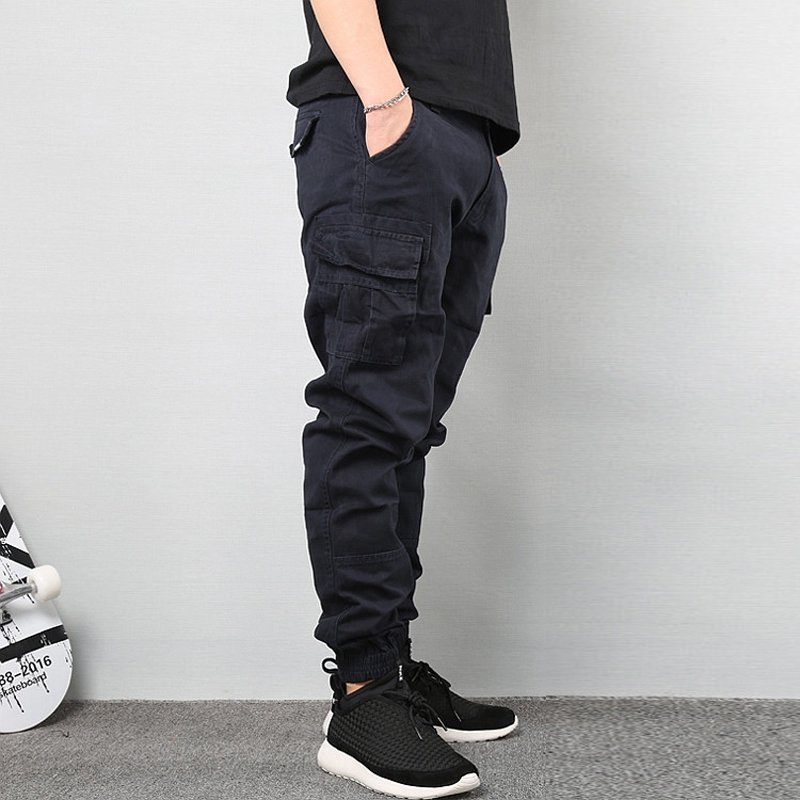 mens tapered black pants