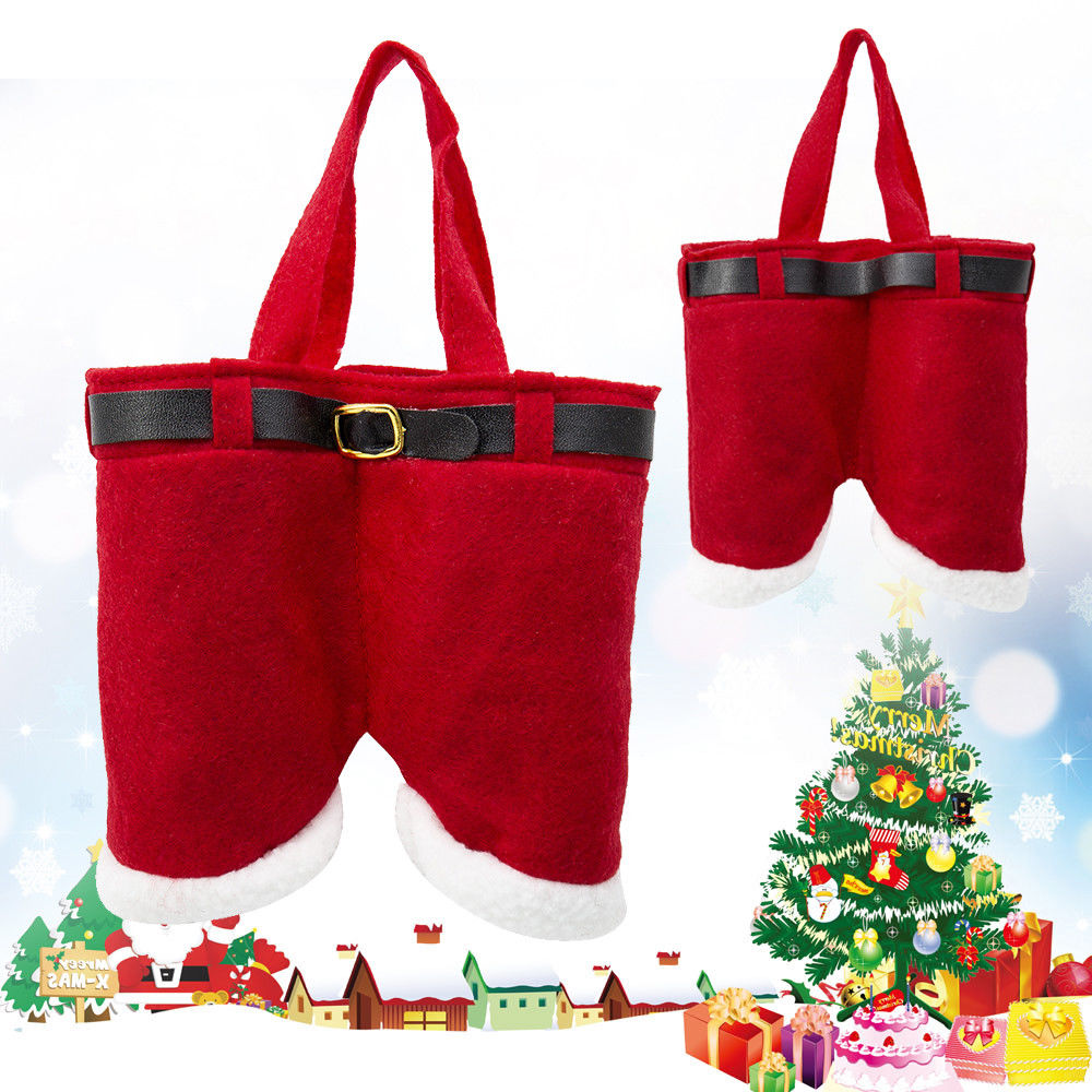 

Christmas Pack Gift Bag Kawaii Kid Pants Pattern Home Cotton Cute