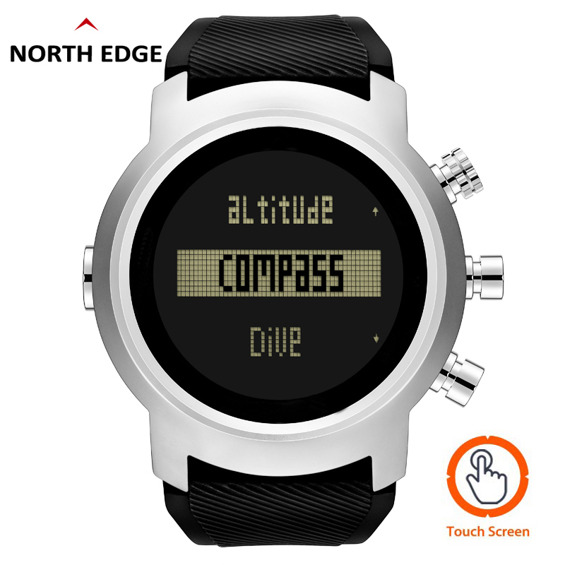 

2019 New Men Watch Waterproof 100m Smart Digital Military Watch 50M Dive Swimming Sport Watch Altimeter Barometer Compass Clock LY191213, Black