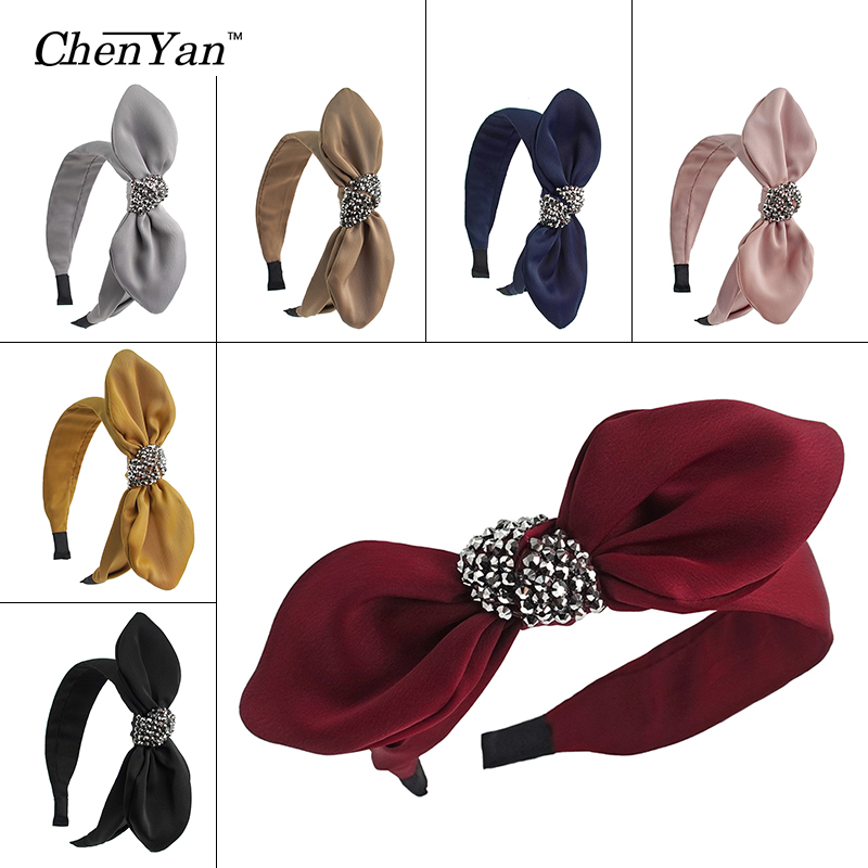 

Chen Yan Fashion Lady Headband Girl Cloth Cross Solid Headbands Knotted Leopard Hair Band