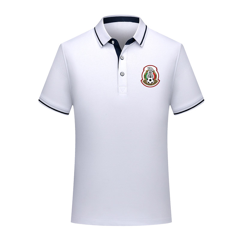 

2020 Mexico national team Soccer Polo Shirt Football Short Sleeve polos Sports training Polos Football Soccer T-Shirt Jersey Men's Polos