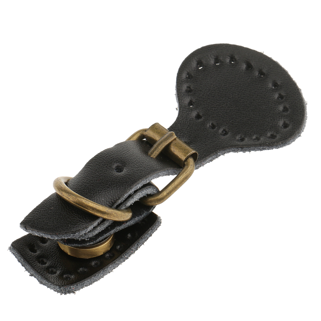 

Sew on Leather Magnetic Snap Buckle Replacement Bag Fastener Making DIY 10x1.5cm