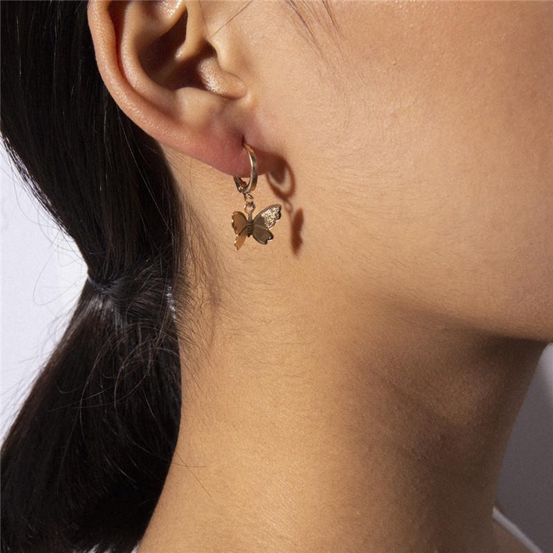

Butterfly Necklace earrings jewelry sets gold chains necklace chokers earrings women necklace fashion jewelry 380204
