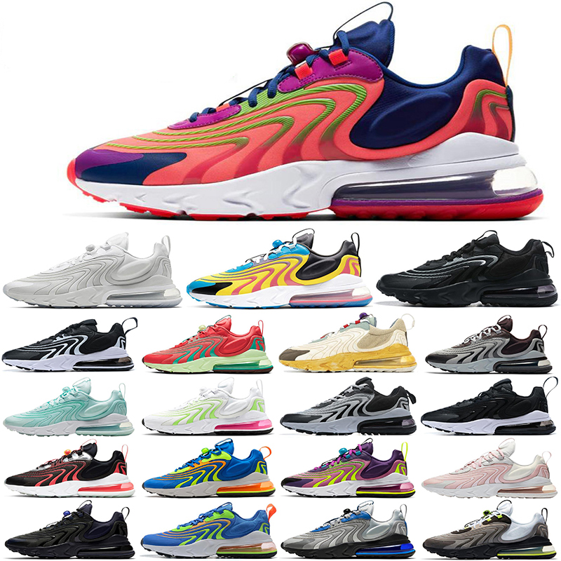

2021 Reacts shoes Vision ENG Cactus Trails Eggplant Magic Flamingo Mens Running Shoe React Sneakers Trainers Womens Sports, 36-45 black white
