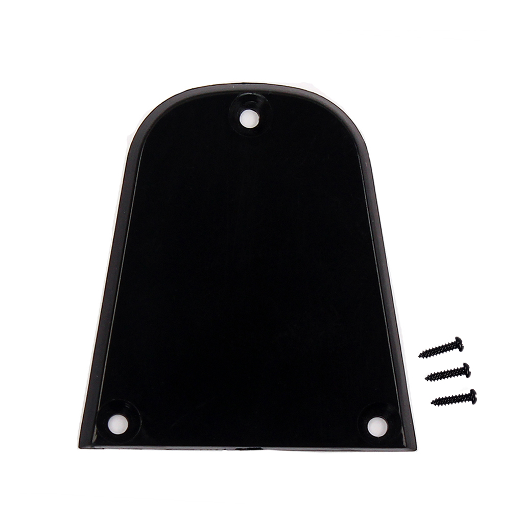 

Black 1ply Plastic Truss Rod Cover with Screws Set for Acoustic Guitar Bass Guitar Decoration Parts